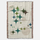 Middeleeuwse moderne Starbursts en Wereldbollen Deken (Voorkant Verticaal)