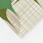 Middeleeuwse moderne Starbursts en Wereldbollen Fleece Deken (Hoek)