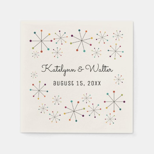 Middeleeuwse moderne,  stijl van retro servet (Voorkant)