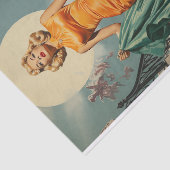 Middeleeuwse Moderne Tissuepapier (Detail)