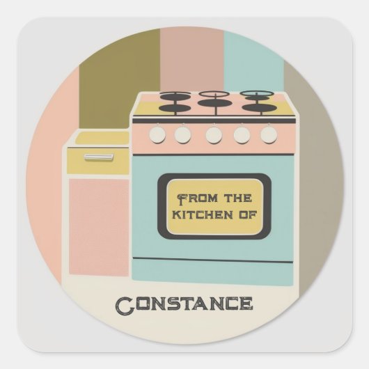 Middeleeuwse moderne uit de keuken van Stickers (Voorkant)