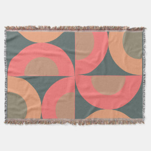 Middeleeuwse moderne zalm en olijven deken