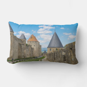 Middeleeuwse muren van Carcassonne Kussen
