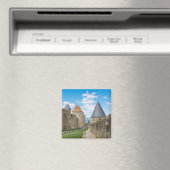 Middeleeuwse muren van Carcassonne Magneet (Insitu (Vaatwasser))