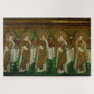 middeleeuwse muzikanten puzzel legpuzzel