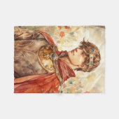 Middeleeuwse Prins Fleece Deken (Voorkant (Horizontaal))