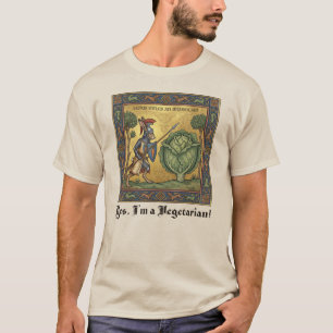 Middeleeuwse Razernij: De Gewelddadige Vegetarisch T-shirt