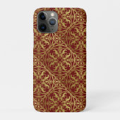 Middeleeuwse Renaissance Herald Lion Leopard Metal Case-Mate iPhone Case (Achterkant)