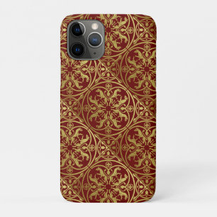 Middeleeuwse Renaissance Herald Lion Leopard Metal iPhone 11 Pro Hoesje