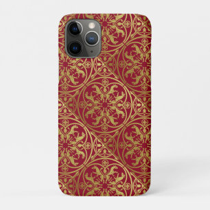 Middeleeuwse Renaissance Herald Lion Leopard Metal iPhone 11 Pro Hoesje