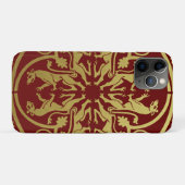 Middeleeuwse Renaissance Herald Lion Leopard Metal Case-Mate iPhone Case (Achterkant (horizontaal))