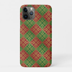 Middeleeuwse Renaissance Herald Lion Leopard Metal iPhone 11 Pro Hoesje