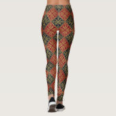 Middeleeuwse Renaissance Herald Lion Leopard Metal Leggings (Achterkant)