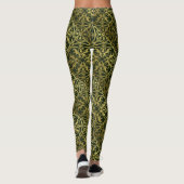 Middeleeuwse Renaissance Herald Lion Leopard Metal Leggings (Achterkant)