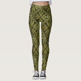 Middeleeuwse Renaissance Herald Lion Leopard Metal Leggings
