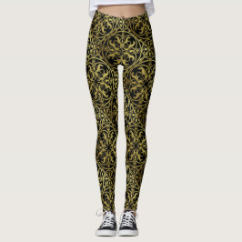 Middeleeuwse Renaissance Herald Lion Leopard Metal Leggings