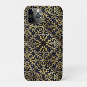 Middeleeuwse Renaissance Heraldieke Leeuw Luipaard iPhone 11 Pro Hoesje
