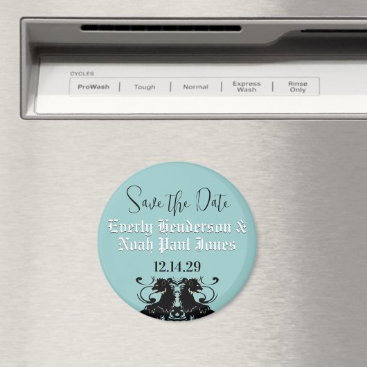 Middeleeuwse renaissance leeuw Rampant Magneet (Insitu (Vaatwasser))