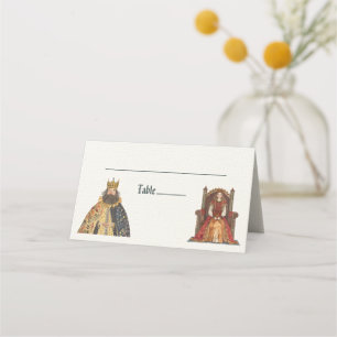 Middeleeuwse Renaissance Royal Wedding Place Card