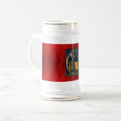 Middeleeuwse/Renaissance Stein Bierpul (Voorkant links)