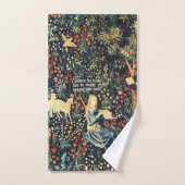 Middeleeuwse Renaissance Tapestry Herders en Schap Bad Handdoek (Handdoek)