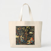 Middeleeuwse Renaissance Tapestry Herders en Schap Grote Tote Bag (Voorkant)
