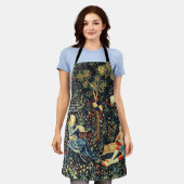 Middeleeuwse Renaissance Tapestry Herders en Schap Schort (Gedragen)