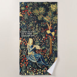 Middeleeuwse Renaissance Tapestry Herders en Schap Strandlaken