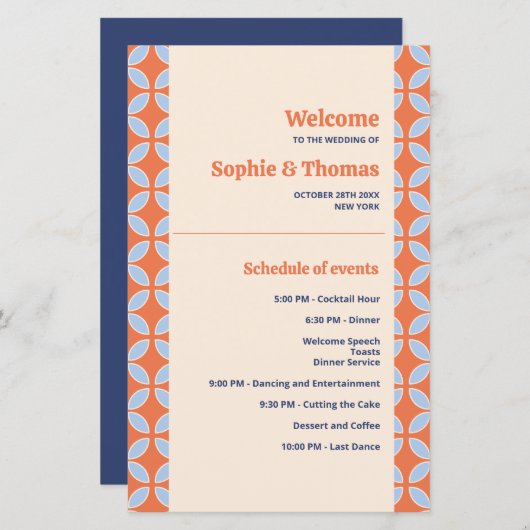 Middeleeuwse retro bruiloft (Voorkant / Achterkant)