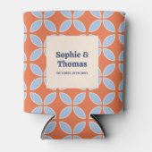 Middeleeuwse retro bruiloft blikjeskoeler (Voorkant)