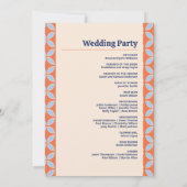 Middeleeuwse retro bruiloft kaart (Achterkant)