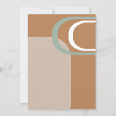 Middeleeuwse retro bruiloft kaart (Achterkant)