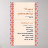 Middeleeuwse retro bruiloft poster (Voorkant)