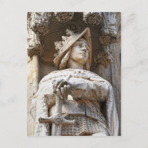 Middeleeuwse Ridder Briefkaart