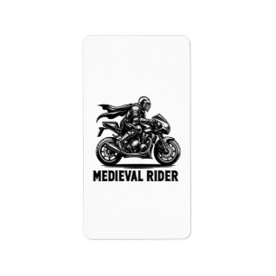 Middeleeuwse ridder etiket