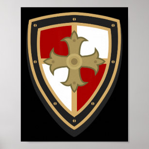 Middeleeuwse Ridder - Middeleeuwse Renaissance Tun Poster