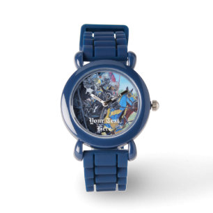 middeleeuwse ridder over paarden historische kunst horloge