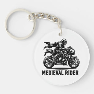 Middeleeuwse ridder sleutelhanger