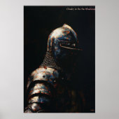 Middeleeuwse Ridders in Armor Poster Print (Voorkant)