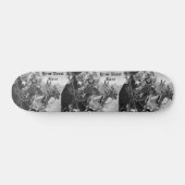 middeleeuwse ridders jaagse paarden skateboard (Horizontaal)