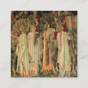 Middeleeuwse Ridders van de Ronde Tafel Informatiekaartje