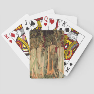 Middeleeuwse Ridders van de Ronde Tafel Pokerkaarten