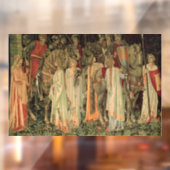 Middeleeuwse Ridders van de Ronde Tafel Raamsticker (Vel 2)