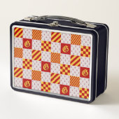 Middeleeuwse Rood Geel Magische Fantasie Heraldisc (Voorkant)