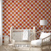 Middeleeuwse Rood Geel Magische Fantasie Heraldisc