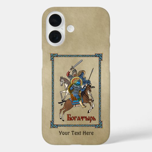 Middeleeuwse Russische Bogatyr Case-Mate iPhone Case (Achterkant)