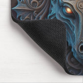 Middeleeuwse steen Gargoyle Dragon Carving Muismat (Hoek)