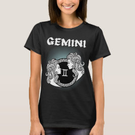 Middeleeuwse stijl Zodiac Gemini T-shirt