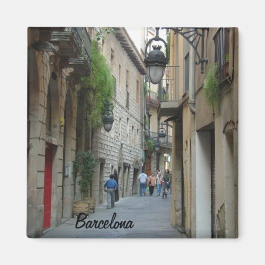 middeleeuwse straat magneet (Voorkant)