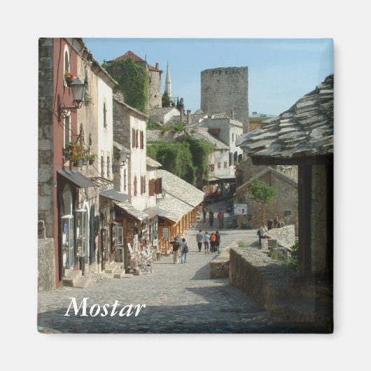 middeleeuwse straat magneet (Voorkant)